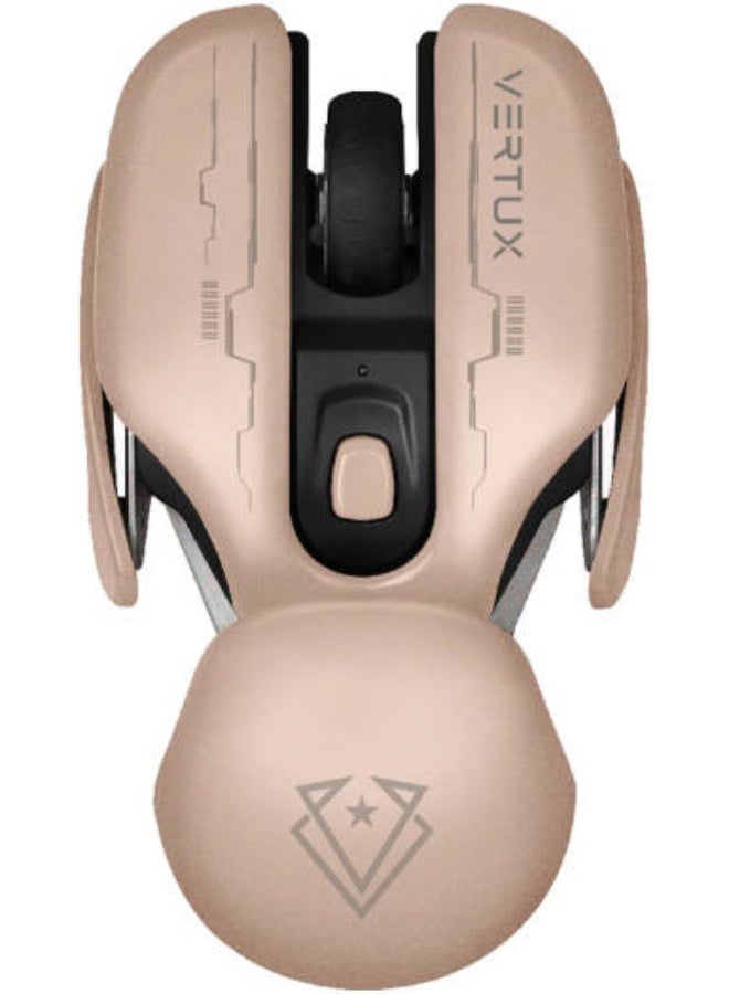 فيرتوكس جلايدر ماوس ألعاب لاسلكي مريح عالي الأداء، دقة قابلة للتعديل حتى 1600 DPI، تقنية نقل لاسلكي 2.4G، بطارية بسعة 300mAh، لون وردي | Osama-ver75 - Image 1